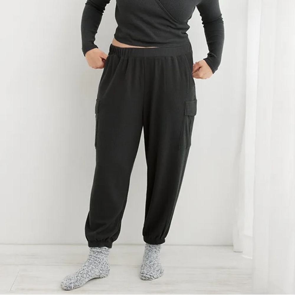 Aerie Traveler Waffle Cargo Jogger